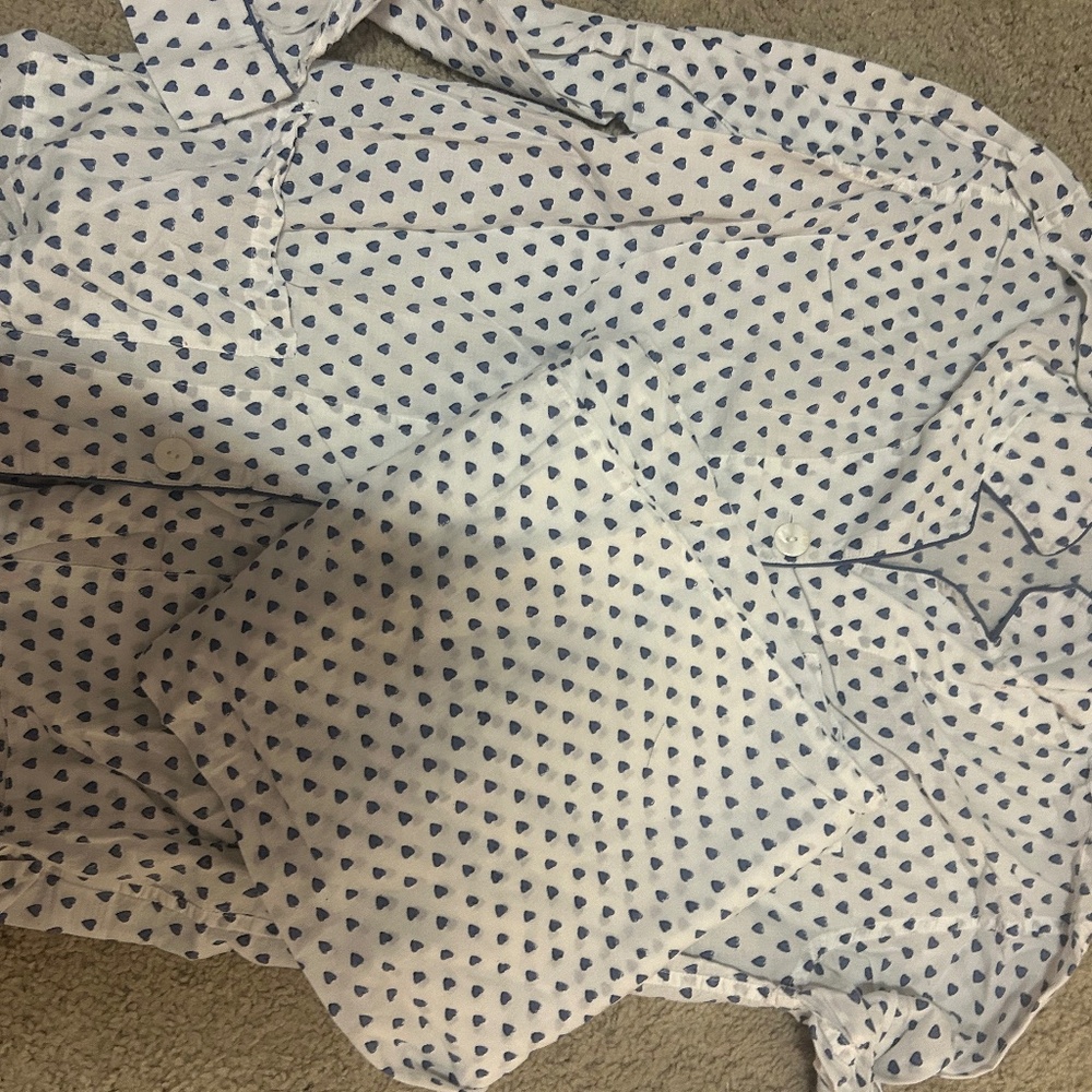 Roller Rabbit Loungewear-Blue Hearts